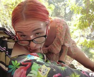 Super-naughty Duo Has Spontaneous Hookup In The Forest