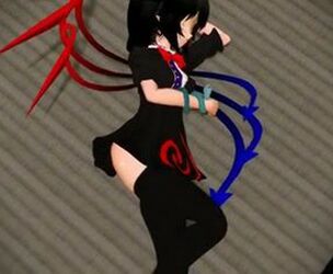 MMD R-18 Touhou nue